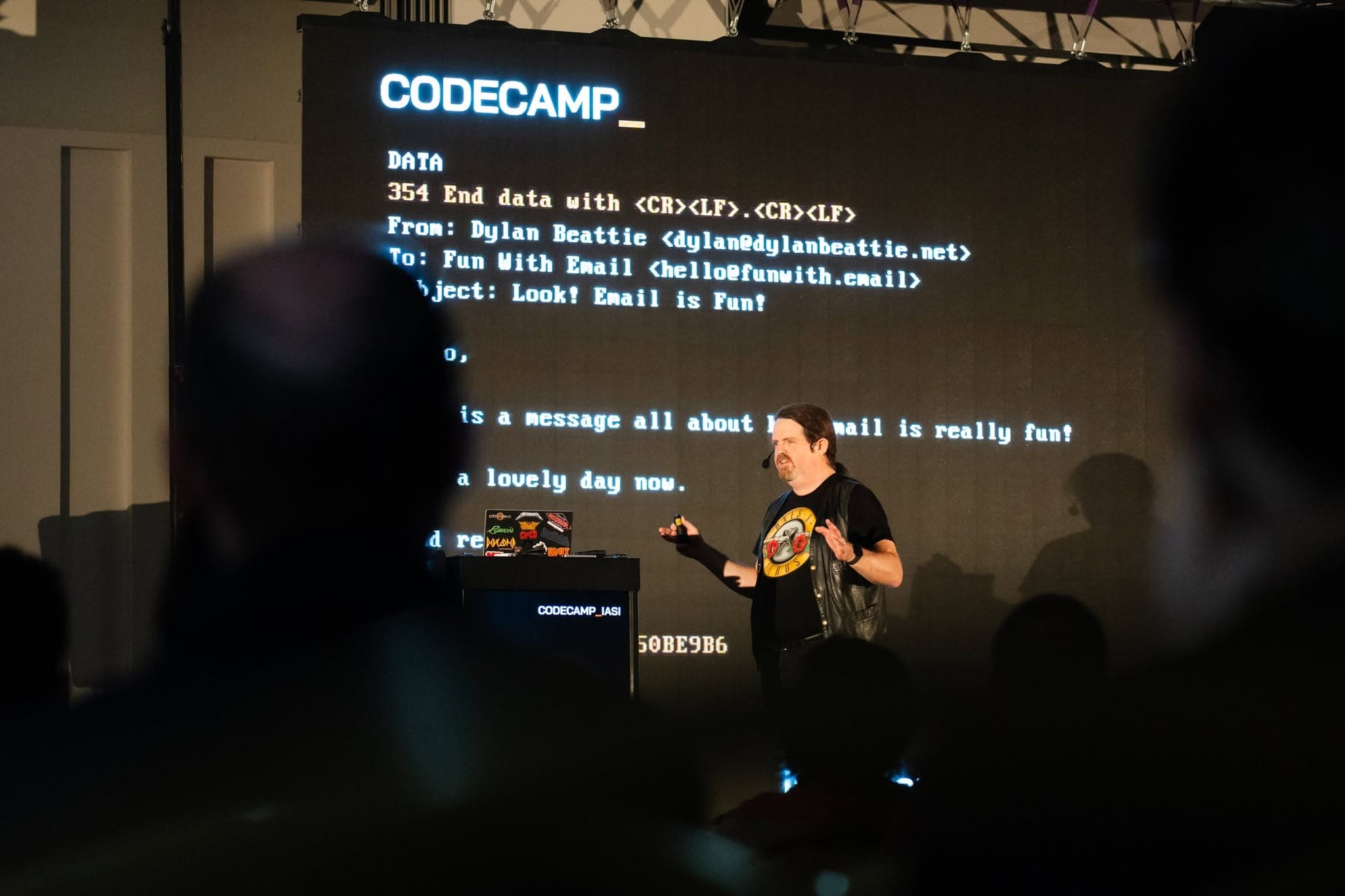 Speaker la conferința Codecamp Iași, Agora